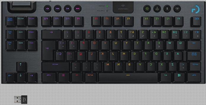 Las mejores marcas de teclados logitech inalambricos logitech g915 teclado mecánico gaming inalámbrico rgb gl táctil