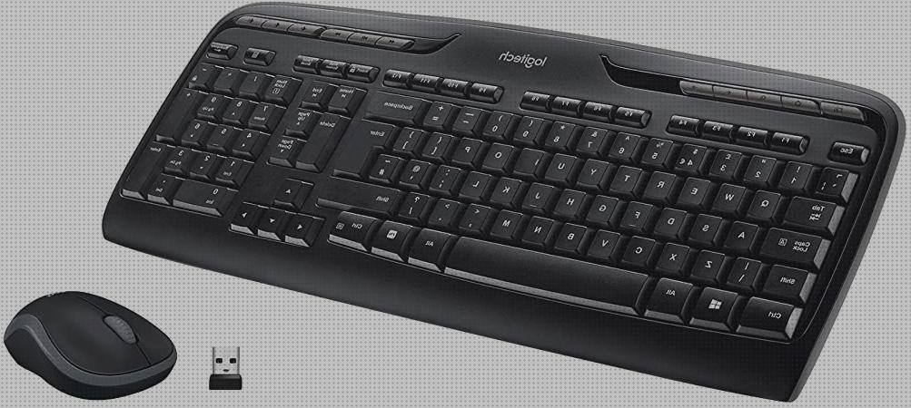 Las mejores marcas de teclados logitech inalambricos logitech mk330 pack de teclado y ratón inalámbricos qwerty