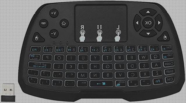 Review de teclados inalambricos smart tv sin pilas
